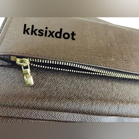 Louis vuitton Damier Ebene Brazza Bifold Long Wallet - Picture 2 of 5